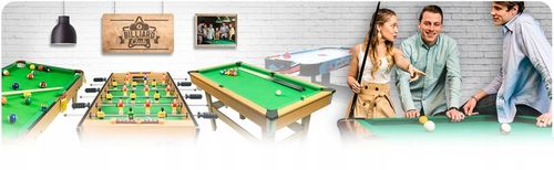 ZESTAW BILARDOWY MINI STÓŁ DO BILARDA BILARD DLA DZIECI DUŻY 4FT NEO-SPORT na Arena.pl