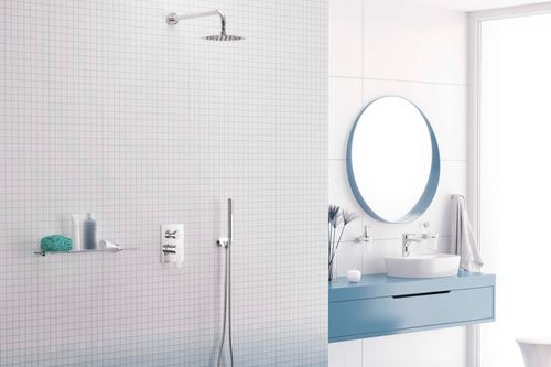 Oxalia bateria prysznicowo-wannowa, z Fix-box, chrom na Arena.pl