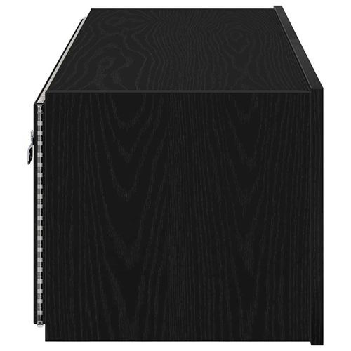 Szafka pod telewizor Ze LED Lights Czarny dąb 100 x 35 x 31 cm na Arena.pl