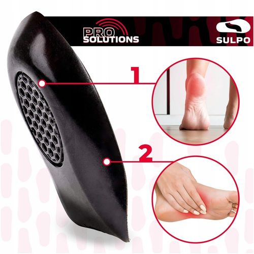 Amortyzujące podpiętki wkładki do butów na ostrogi piętowe ból pięt na Arena.pl
