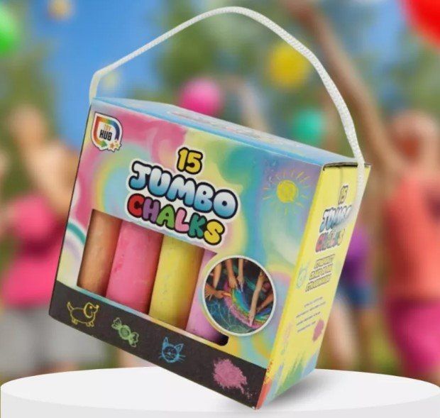 Kreda chodnikowa gruba Jumbo 15 el. zdjęcie 2