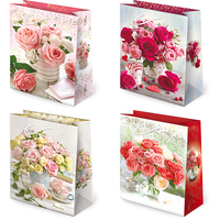 torebki ozdobne 10szt. t-10l set 119 kwiaty bukiety 34,5 x 48 x 13 cm