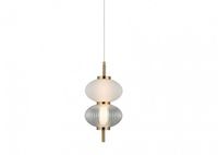LAMPA WISZĄCA 8W LED 3000K ITALUX TESTA PND-84938-2V-BK BIAŁY