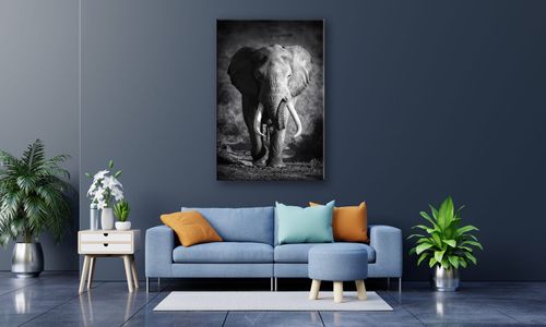 OBRAZ NA PŁÓTNIE 120 Słoń 30x40cm na Arena.pl