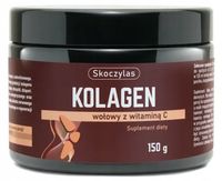 Skoczylas KOLAGEN WOŁOWY z WITAMINA C w proszku STAWY KOŚCI Włosy SKÓRA 150