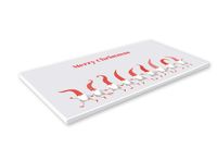 SZKLANA DESKA KUCHENNA 60x20cm - 526c Mikołaje