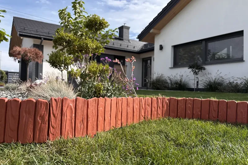 Palisada WOOD 58 cm terakota zdjęcie 3