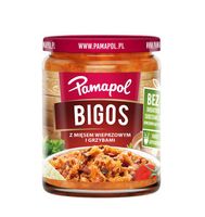 Pamapol Bigos z mięsem wieprzowym i suszonymi grzybami 500 g