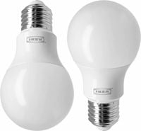 Żarówka LED E27 470lm 2700K ciepła biel kula opalowa IKEA RYET 2 szt.