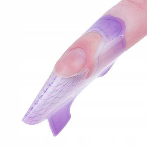 Szablony do paznokci formy do manicure Flexible MollyLac fioletowe 500szt na Arena.pl