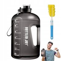 BUTELKA NA WODĘ BIDON SPORTOWY Z MIARKĄ PODZIAŁKĄ NA SIŁOWNIE FITNESS 1.5L