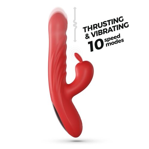 crushious lapin thrusting rabbit vibrator red na Arena.pl