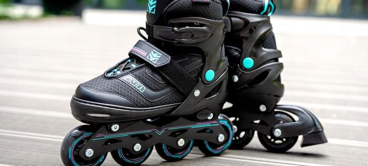 Rolki Regulowane RAVEN Drill Mint/Pink 38-42 zdjęcie 4