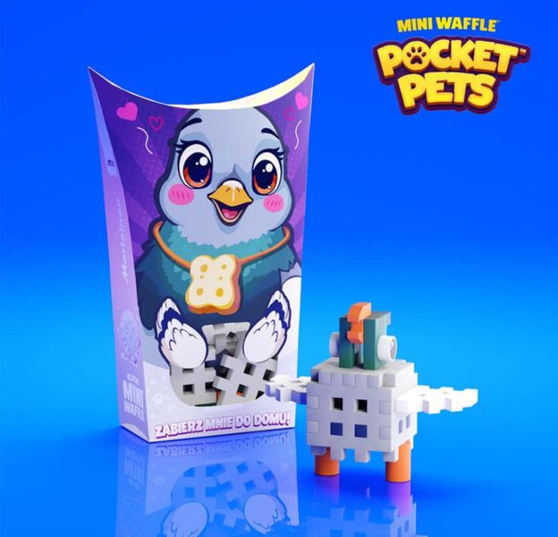 ND01_250701 *****Klocki wafle mini PocketPets Gol zdjęcie 5