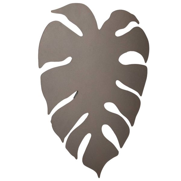 Lampa ścienna do gabinetu Monstera 5719 listek metalowa brązowa zdjęcie 2