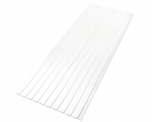 Lamele na białej płycie HDF - zestaw 59,5 cm x 275 cm - DĄB Miodowy i inne na Arena.pl