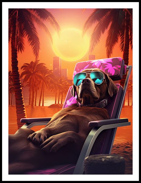 Plakat 60x80cm Lato w Stylu zdjęcie 3