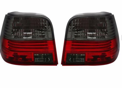 LAMPY TYLNE DO  VW GOLF IV 4 HATCHBACK OD 1997 DO 2003 CLEAR RED SMOKE na Arena.pl