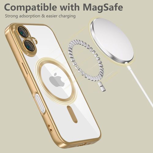 tech-protect magflex magsafe iphone 16 shiny gold na Arena.pl