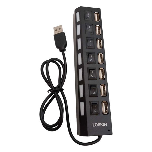 rozdzielacz rozgałęźnik usb 7w1 zdjęcie 1