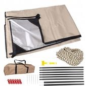 3x3m Tarp podłoga UV mocna płachta namiot wodoodporny Tkanina Oxford 210D
