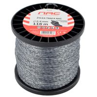 ŻYŁKA TNĄCA NAC DO KOS I PODKASZAREK 2,4 MM 116 MB SKRĘCANY KWADRAT + RDZEŃ