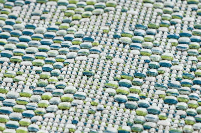 RUG/LU/VINEA/RHOMBUS/GREEN+BLUE/80x150 zdjęcie 4
