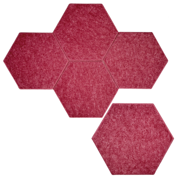 Panele Ścienne Filcowe 3D Heksagon Zagłówek Samoprzylepne Akustyczne Soft zdjęcie 9