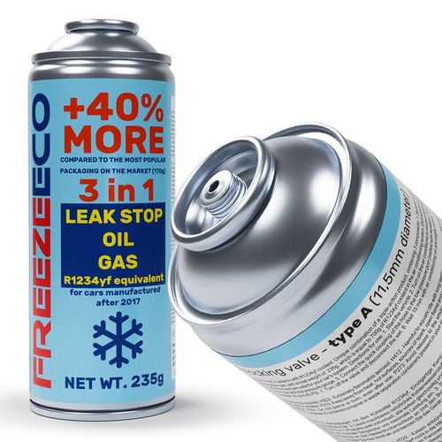 ZESTAW DO NABIJANIA Klimatyzacji 3w1 Czynnik R1234yf Olej Uszczelniacz +40% na Arena.pl