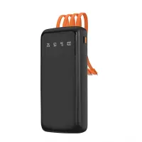dudao k6pro uniwersalny powerbank 10000mah z kablem usb, usb typ c