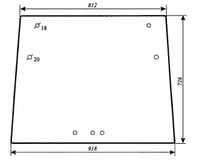 Szyba przednia do ciągnika FENDT Farmer 200S 247810040401
