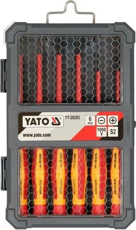 zestaw precyzyjnych wkrętaków vde 6 elementów - yt-28283 na Arena.pl