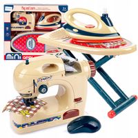 Zestaw AGD deska prasowanie żelazko maszyna szycie