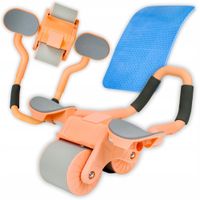 Roller trenażer abs na mięśnie brzucha pilates fitness koło do ćwiczeń mata