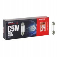 Zestaw 10 Żarówek C5W 12V 5W SV8,5 - Homologacja E4