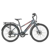 Rower Elektryczny Jobobike Viva / Ciemny Szary / Rama z niskim przekrokiem