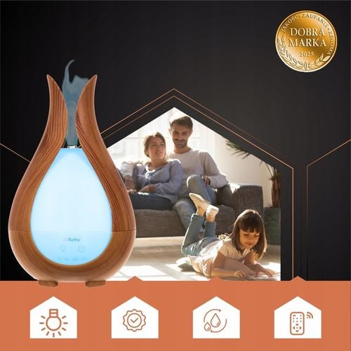 Nawilżacz Powietrza Dyfuzor Ultradźwiękowy Zapachowy Aromaterapia LED na Arena.pl