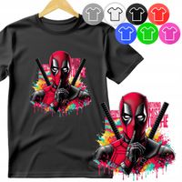 KOSZULKA DZIECIĘCA T-SHIRT - DEAD POOL AVENG.ERS - S 122-128