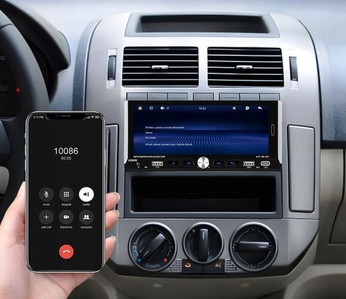 RADIO SAMOCHODOWE 1 DIN BEZPRZEWODOWY CARPLAY ANDROID AUTO MIRROR LINK na Arena.pl