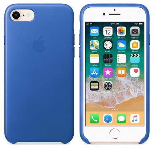 Apple iPhone 8 / 7 Leather Case - Electric Blue na Arena.pl