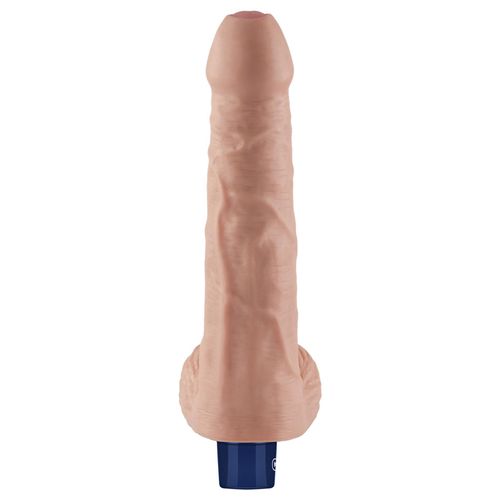 9" real softee rechargeable tpe vibrating dildo(flesh) na Arena.pl