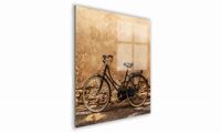 OBRAZ NA SZKLE KWADRATOWY 60x60cm 088 Retro rower