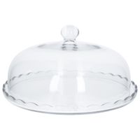 PATERA TALERZ Z KLOSZEM ZESTAW SZKLO JASLO 32cm