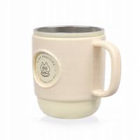 Kubek Termiczny ze Słomką Casno Booker 450 ml Biały