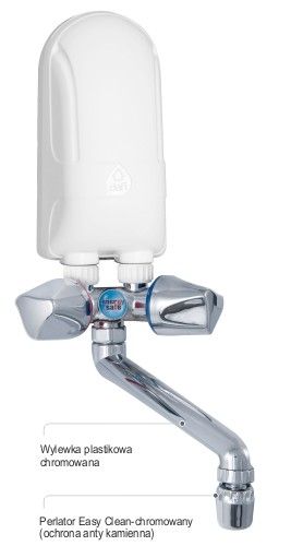 Ogrzewacz wody DAFI 4,5 kW 230 V z baterią w kolorze chrom zdjęcie 4