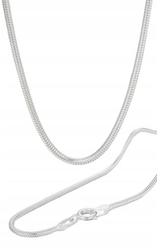 SREBRNY ŁAŃCUSZEK ŻYŁKA ( OKRĄGŁA) PRÓBA SREBRA- 925 na Arena.pl