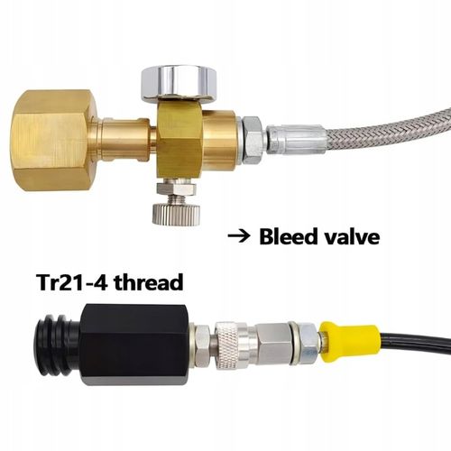 W21.8 PRZETOCZKA ADAPTER ZE STALOWYM WĘŻEM DO SODASTREAM QUICK CONNECT CO2 na Arena.pl