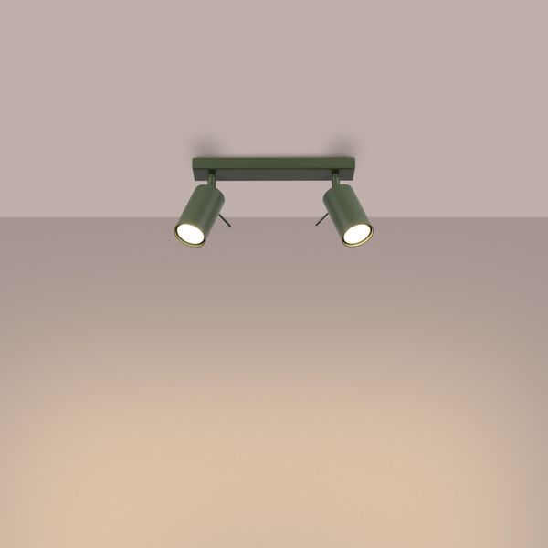 Plafon RING 2 zielony oliwkowy zdjęcie 3