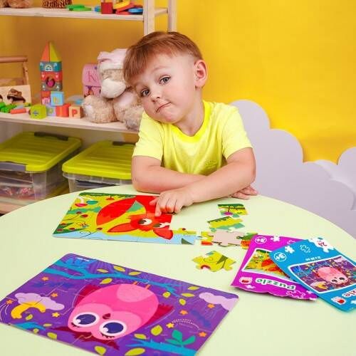 Puzzle Edukacyjne Lisek Dla Dzieci Rk1130-03 na Arena.pl