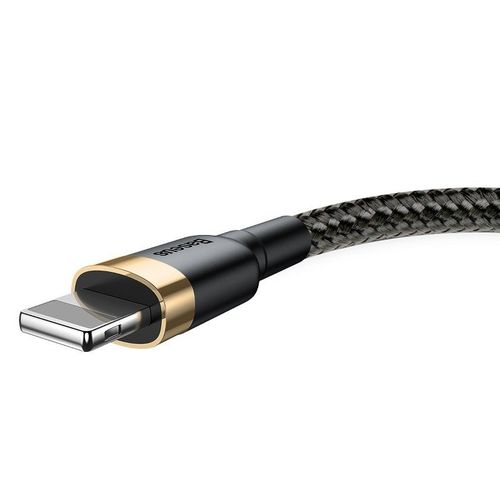 kabel usb lightning  baseus cafule 2a 3m (złoto-czarny) na Arena.pl